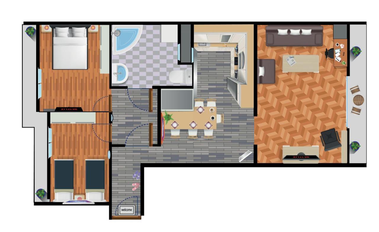 Blue Ark Loving Athens Apartment Luaran gambar
